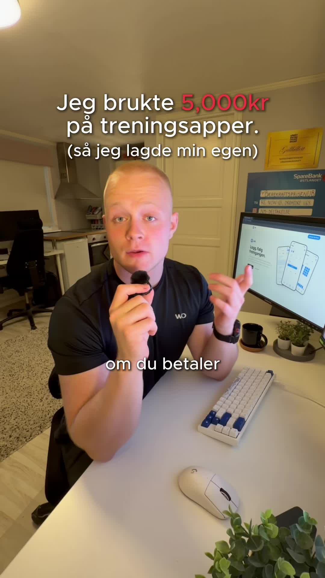Jeg lager treningsappen jeg selv vil ha